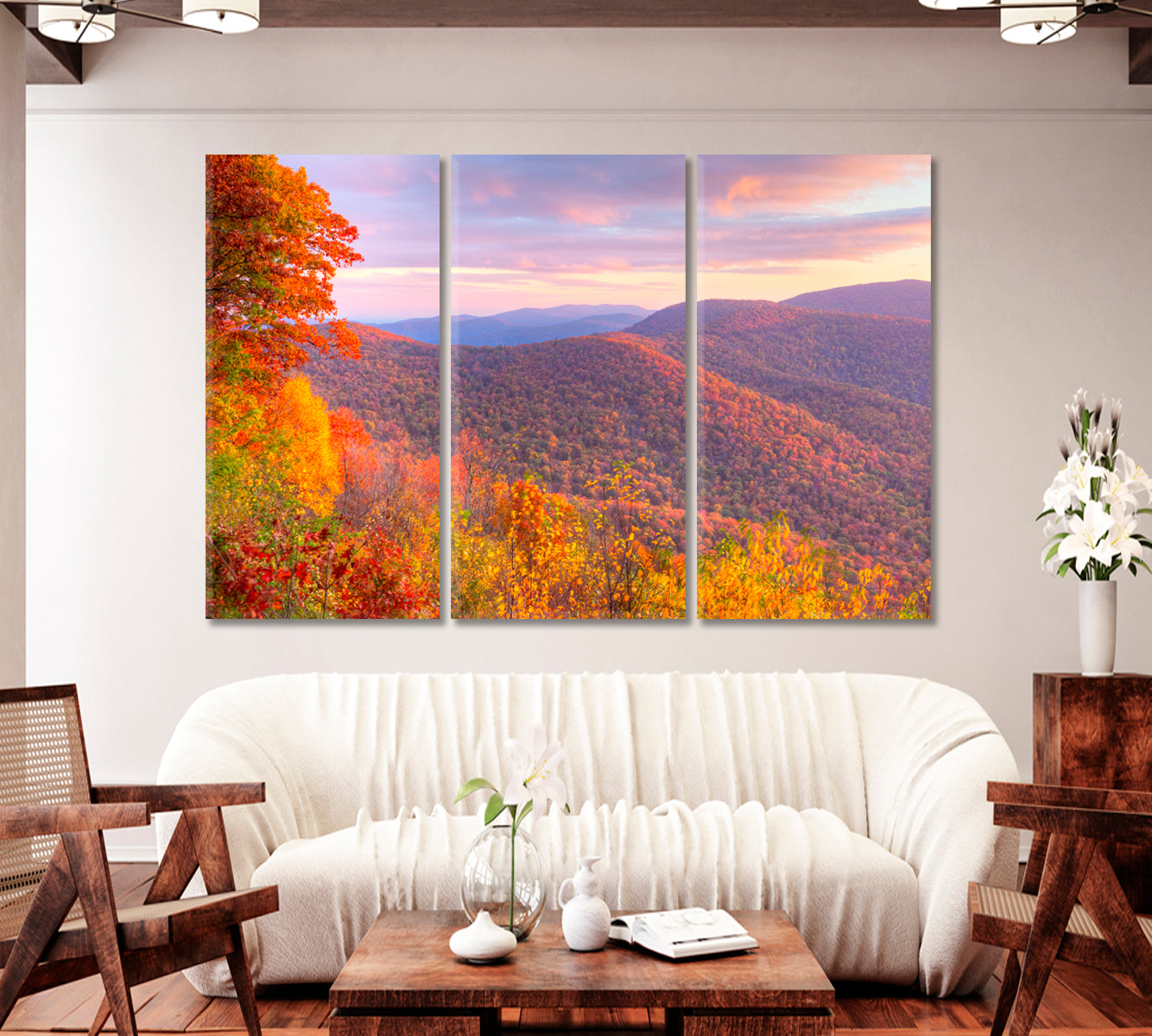 Fall in Shenandoah National Park Canvas Print-Canvas Print-CetArt-1 Panel-24x16 inches-CetArt