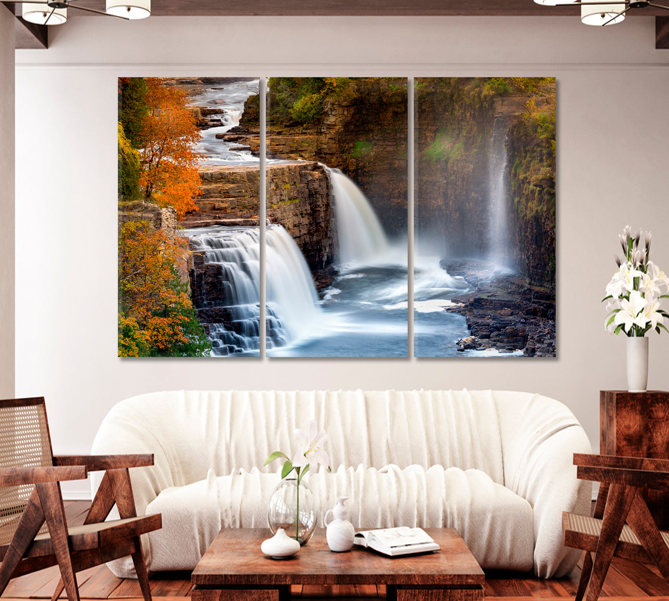 Ausable Chasm New York Canvas Print-Canvas Print-CetArt-1 Panel-24x16 inches-CetArt