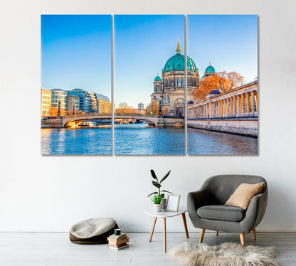 Berlin Cathedral Germany Canvas Print-Canvas Print-CetArt-1 Panel-24x16 inches-CetArt