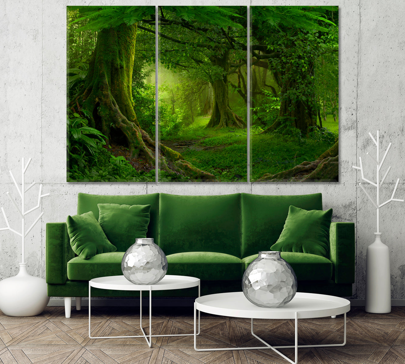 Tropical Jungle Southeast Asia Canvas Print-Canvas Print-CetArt-1 Panel-24x16 inches-CetArt