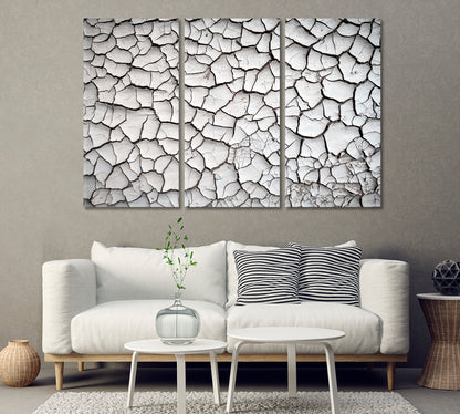 Cracked Land Canvas Print-Canvas Print-CetArt-1 Panel-24x16 inches-CetArt