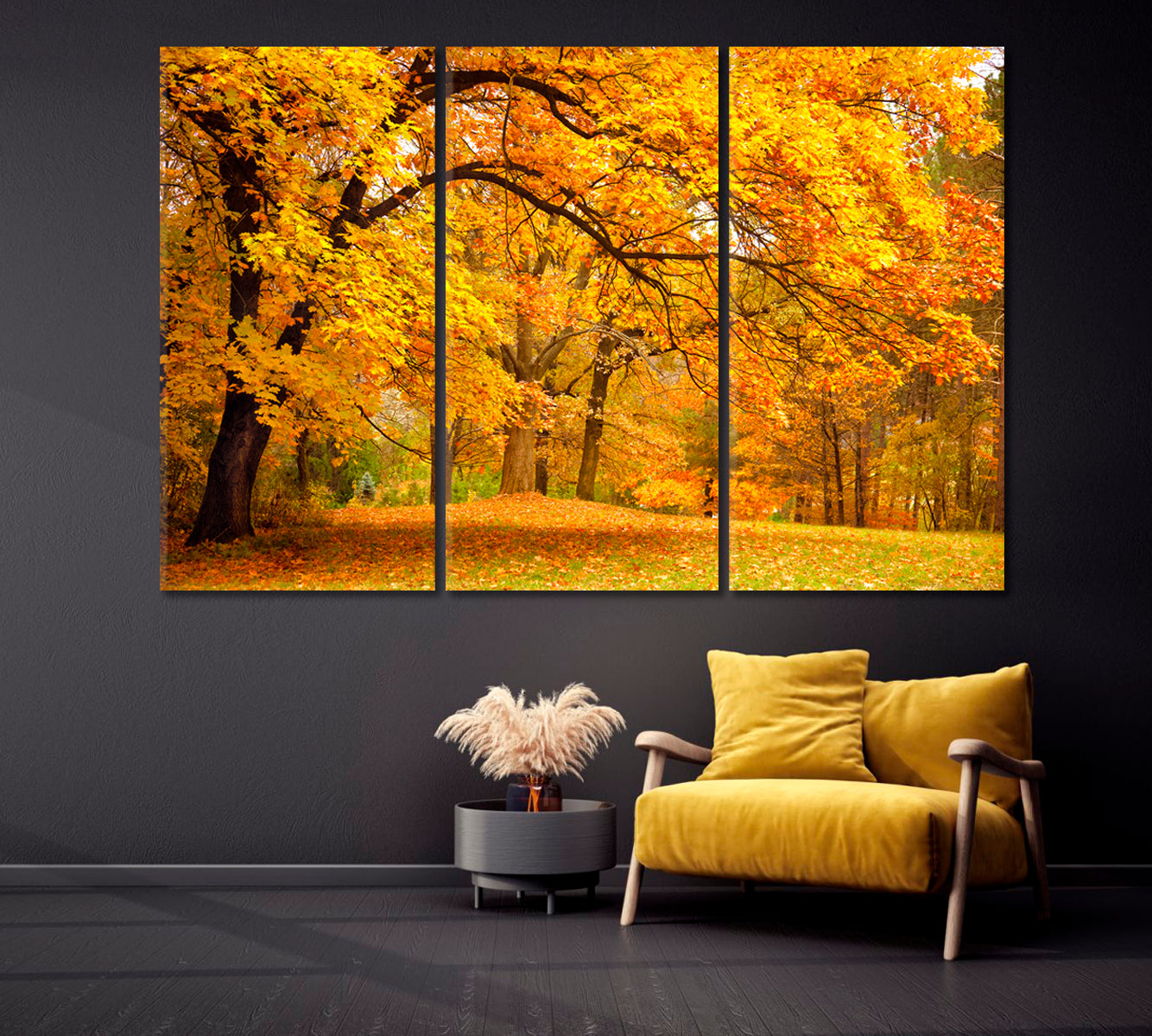 Autumn Landscape Canvas Print-Canvas Print-CetArt-1 Panel-24x16 inches-CetArt