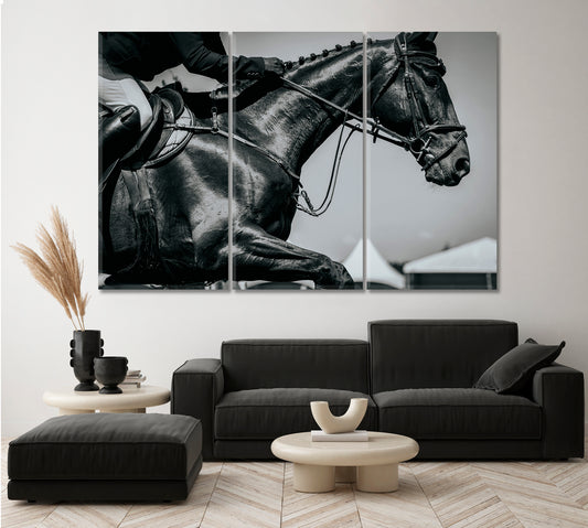 Equestrian Sports Canvas Print-Canvas Print-CetArt-1 Panel-24x16 inches-CetArt