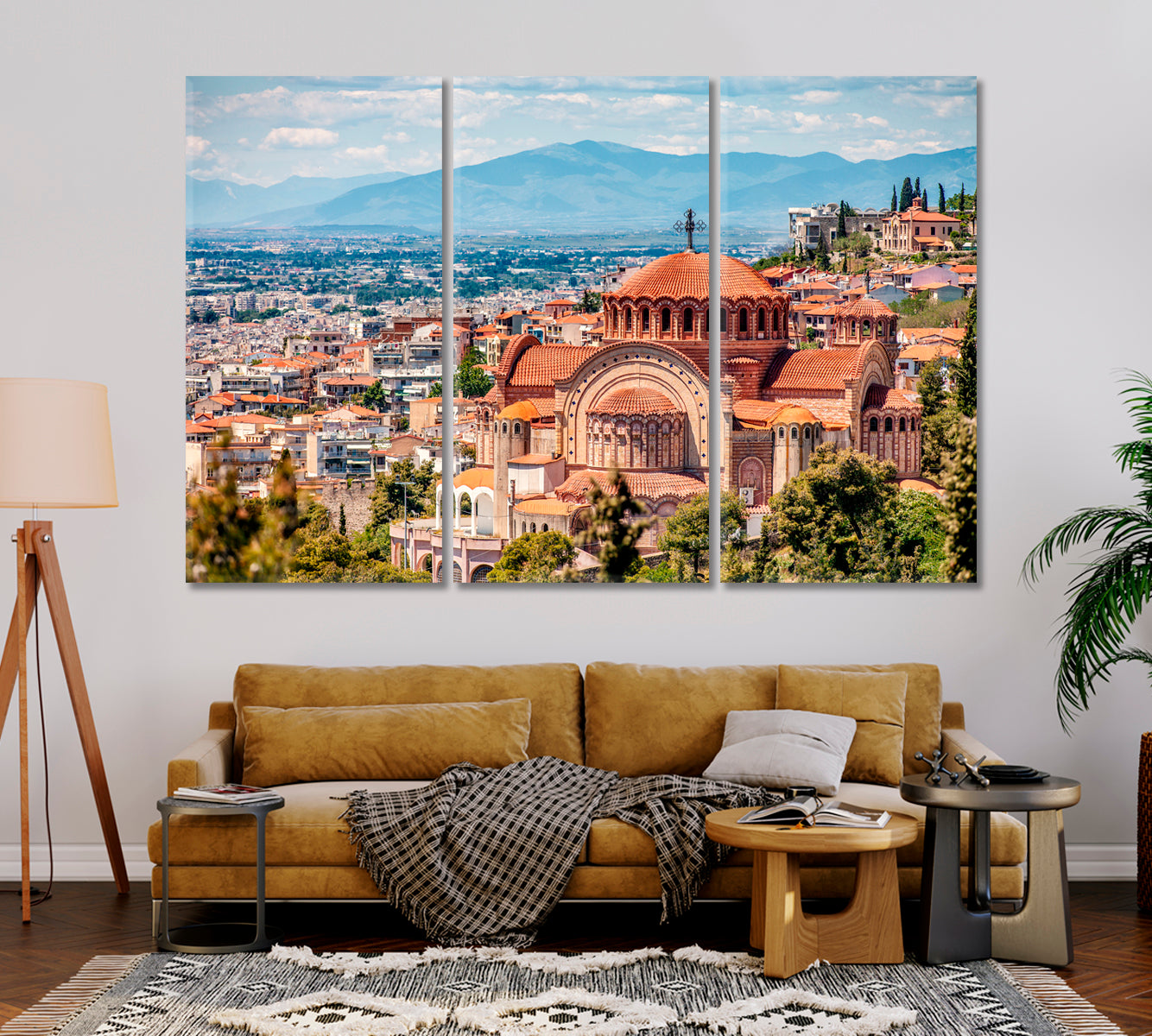 Saint Paul Church Thessaloniki City Greece Canvas Print-Canvas Print-CetArt-1 Panel-24x16 inches-CetArt