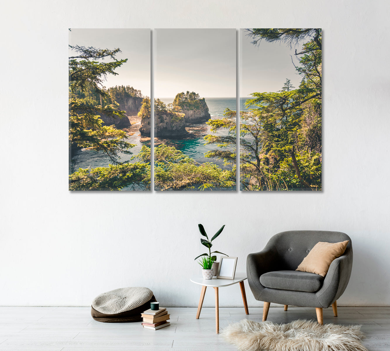 Cape Flattery Landscape Washington State USA Canvas Print-Canvas Print-CetArt-1 Panel-24x16 inches-CetArt