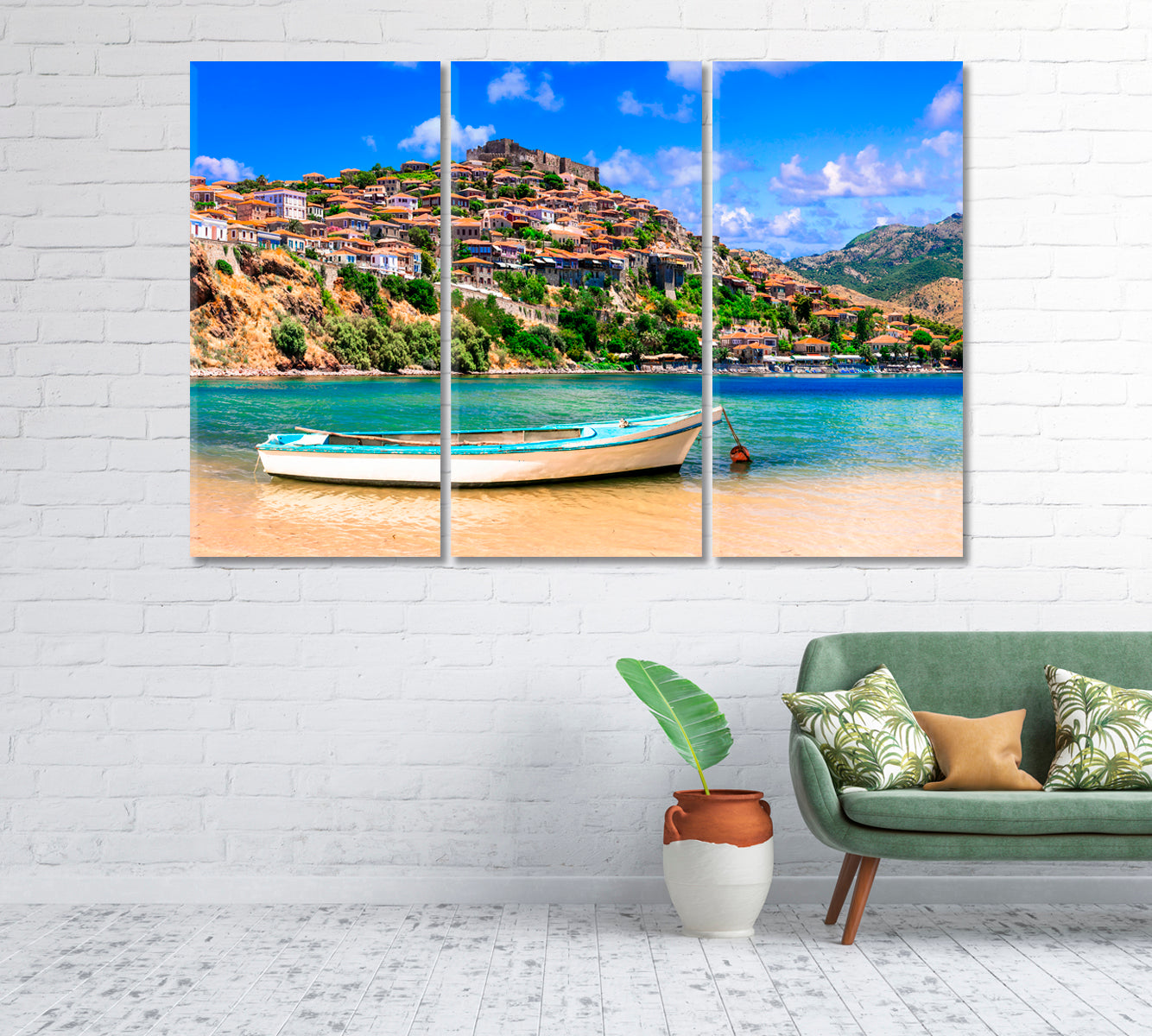 Lesvos Island Greece Canvas Print-Canvas Print-CetArt-1 Panel-24x16 inches-CetArt