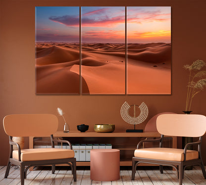 Sand Dunes in Liwa UAE Canvas Print-Canvas Print-CetArt-1 Panel-24x16 inches-CetArt