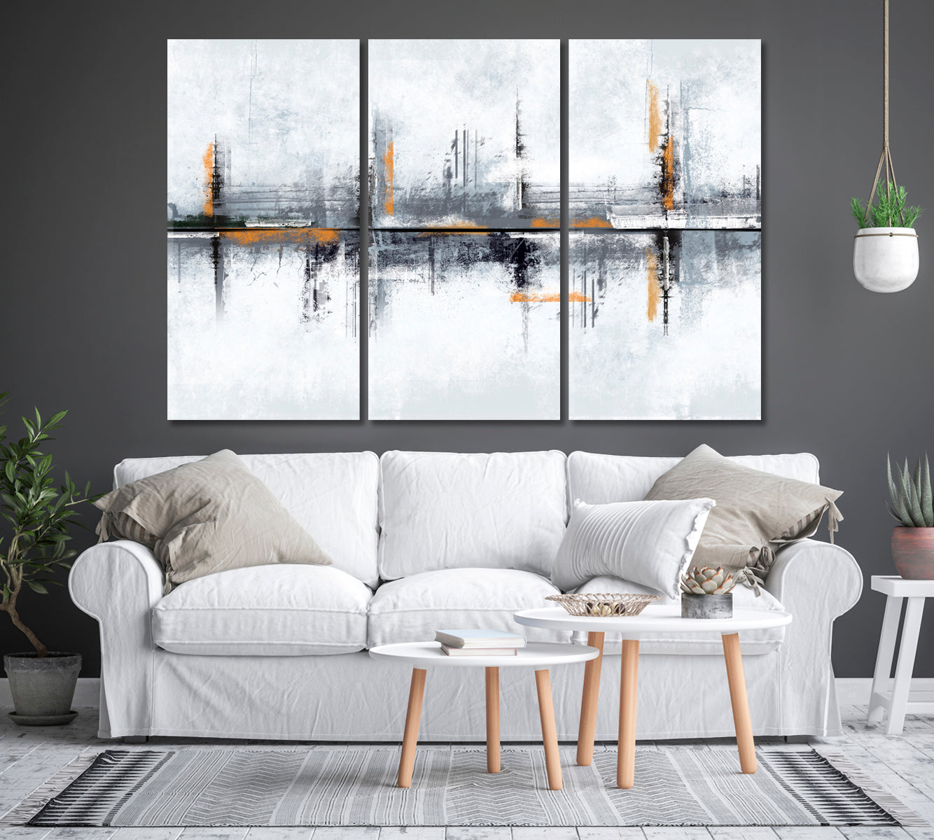 Abstract Modern Art Canvas Print-Artwork-CetArt-1 Panel-24x16 inches-CetArt