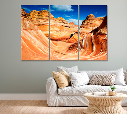 Arizona Wave USA Canvas Print-Canvas Print-CetArt-1 Panel-24x16 inches-CetArt