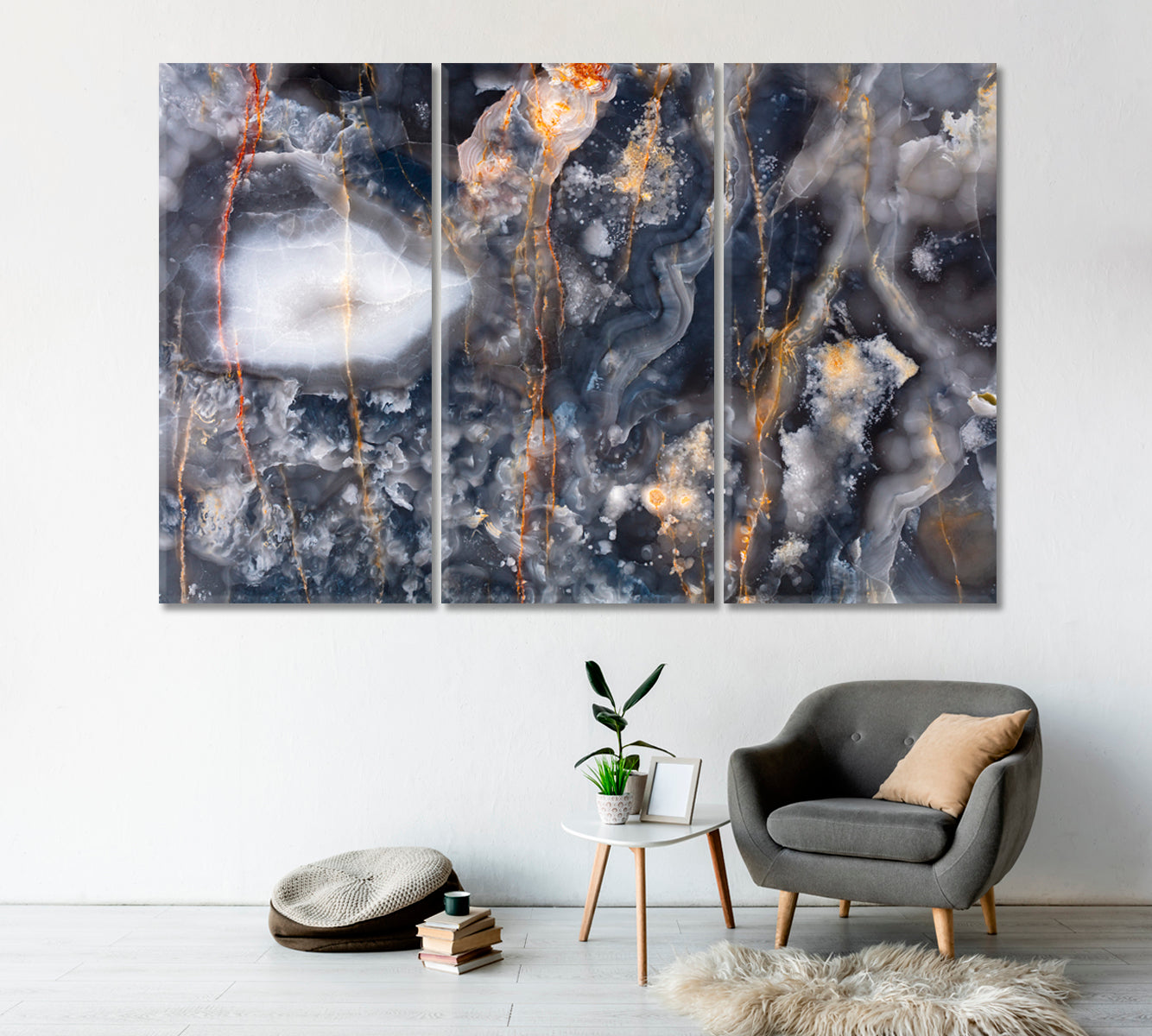 Luxury Natural Onyx Canvas Print-Canvas Print-CetArt-1 Panel-24x16 inches-CetArt