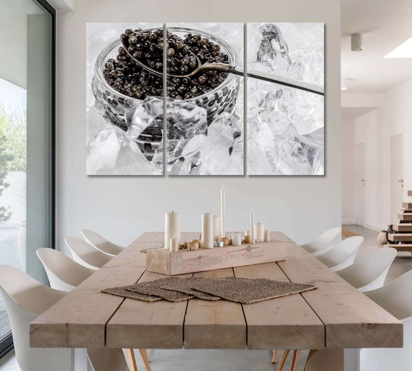 Natural Black Caviar Canvas Print-Canvas Print-CetArt-1 Panel-24x16 inches-CetArt