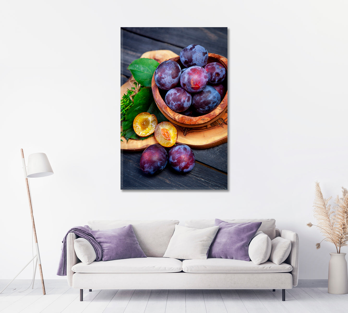 Plums Canvas Print-Canvas Print-CetArt-1 panel-16x24 inches-CetArt