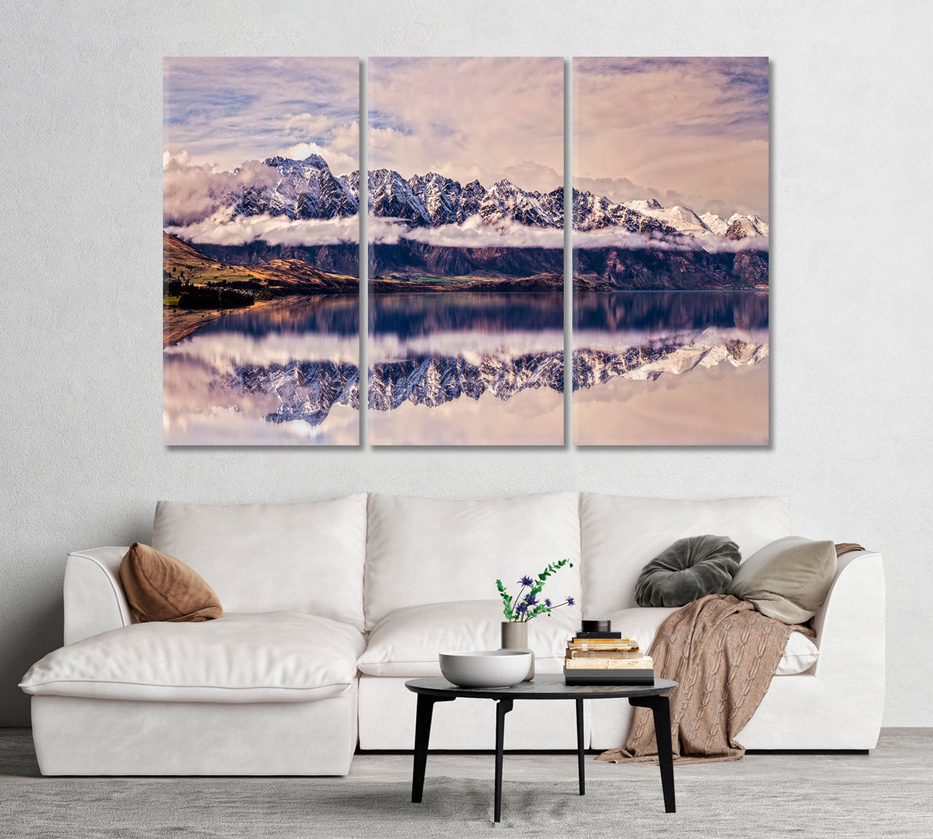 Remarkables Queenstown New Zealand Canvas Print-Canvas Print-CetArt-1 Panel-24x16 inches-CetArt