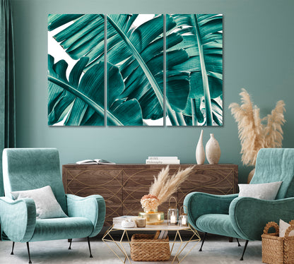 Banana Leaves Canvas Print-Canvas Print-CetArt-1 Panel-24x16 inches-CetArt