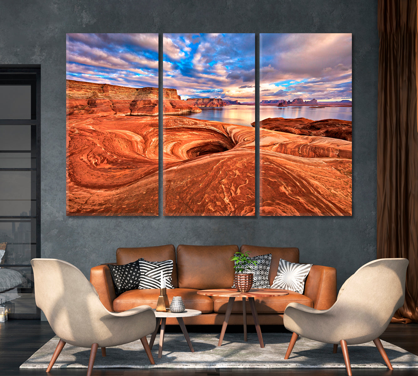 Lake Powell Arizona Canvas Print-Canvas Print-CetArt-1 Panel-24x16 inches-CetArt