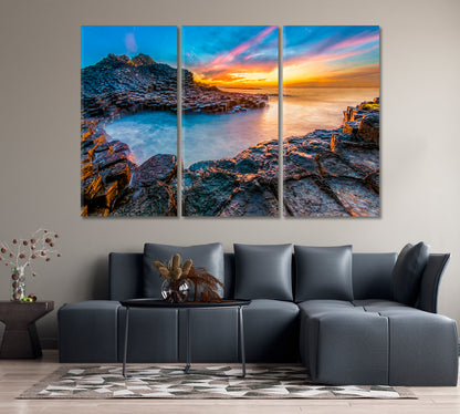 Beautiful Beach Ganh Da Dia in Phu Yen Vietnam Canvas Print-Canvas Print-CetArt-1 Panel-24x16 inches-CetArt