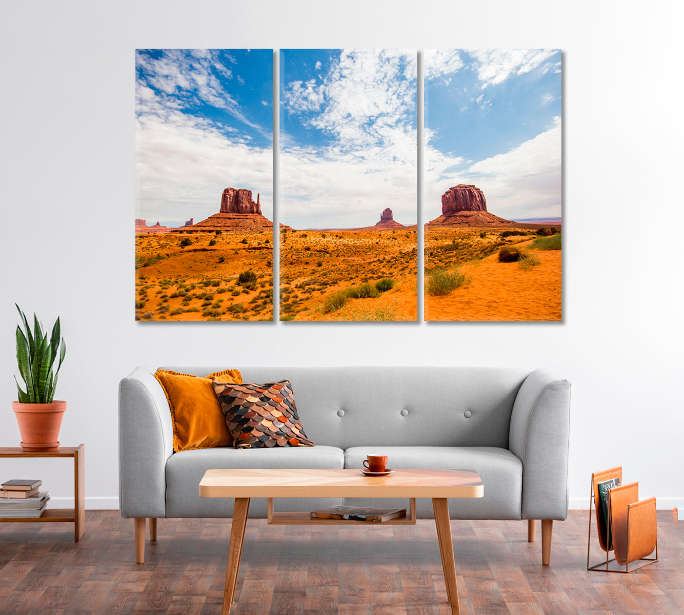 Monument Valley Navajo Tribal Park USA Canvas Print-Canvas Print-CetArt-1 Panel-24x16 inches-CetArt