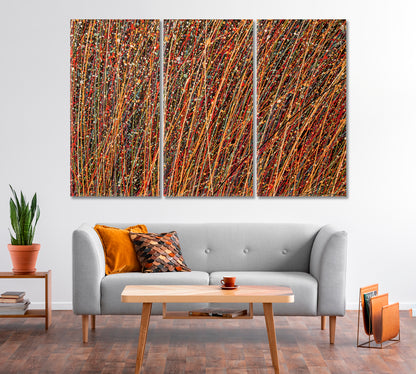 Abstract Colorful Paint Splash Canvas Print-Canvas Print-CetArt-1 Panel-24x16 inches-CetArt