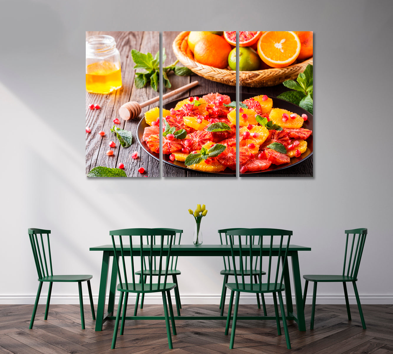 Grapefruit and Oranges Canvas Print-Canvas Print-CetArt-1 Panel-24x16 inches-CetArt