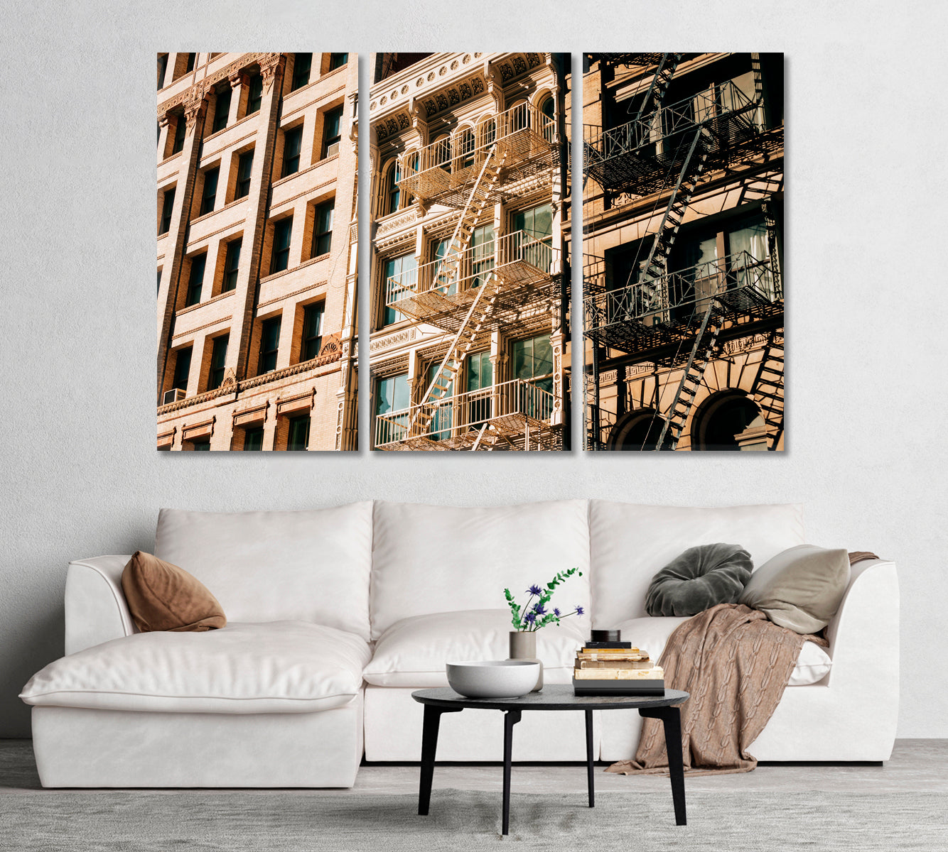 Architecture in Manhattan New York City Canvas Print-Canvas Print-CetArt-1 Panel-24x16 inches-CetArt