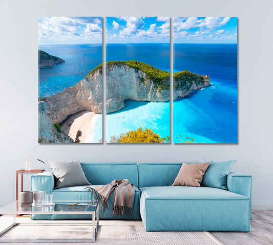 Zakynthos Island Greece Canvas Print-Canvas Print-CetArt-1 Panel-24x16 inches-CetArt