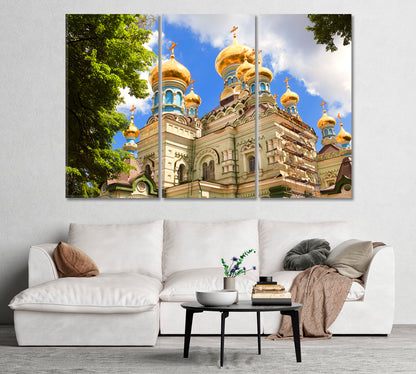 Orthodox Church Kiev Ukraine Canvas Print-Canvas Print-CetArt-1 Panel-24x16 inches-CetArt