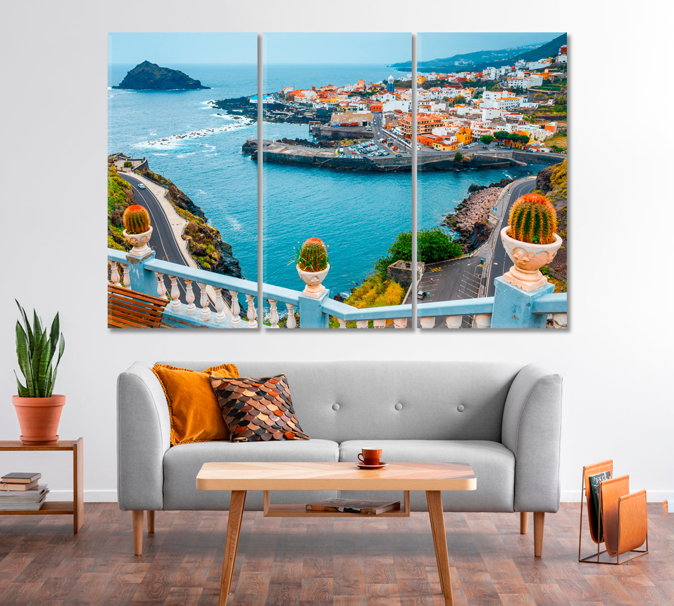 Garachico Town on Tenerife Island Canary Spain Canvas Print-Canvas Print-CetArt-1 Panel-24x16 inches-CetArt