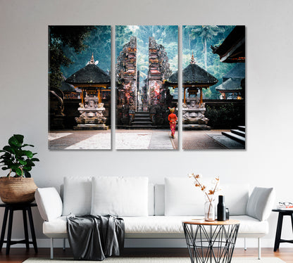 Pura Tirta Empul Temple Bali Indonesia Canvas Print-Canvas Print-CetArt-1 Panel-24x16 inches-CetArt