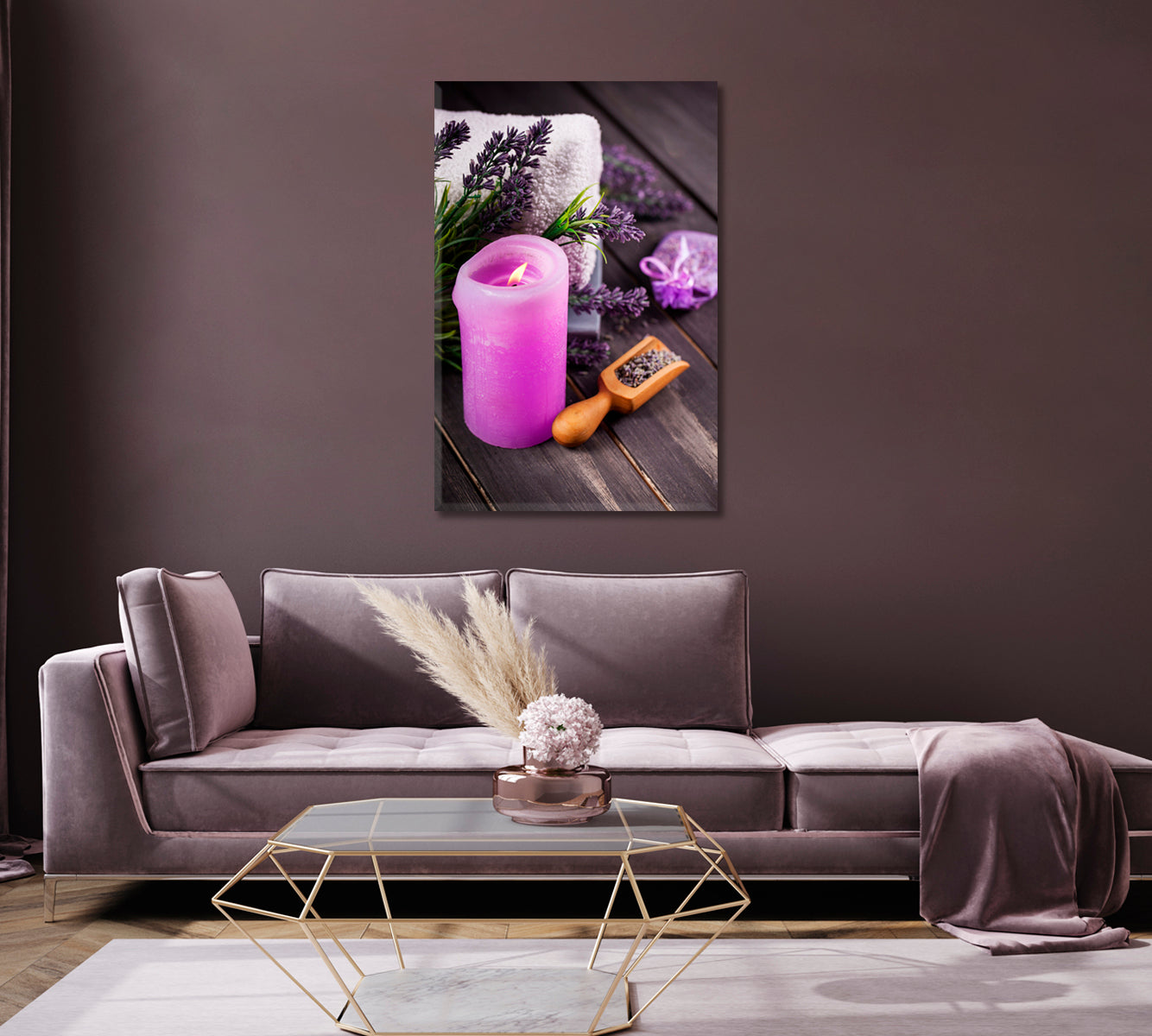 Lavender Canvas Print-Canvas Print-CetArt-1 panel-16x24 inches-CetArt