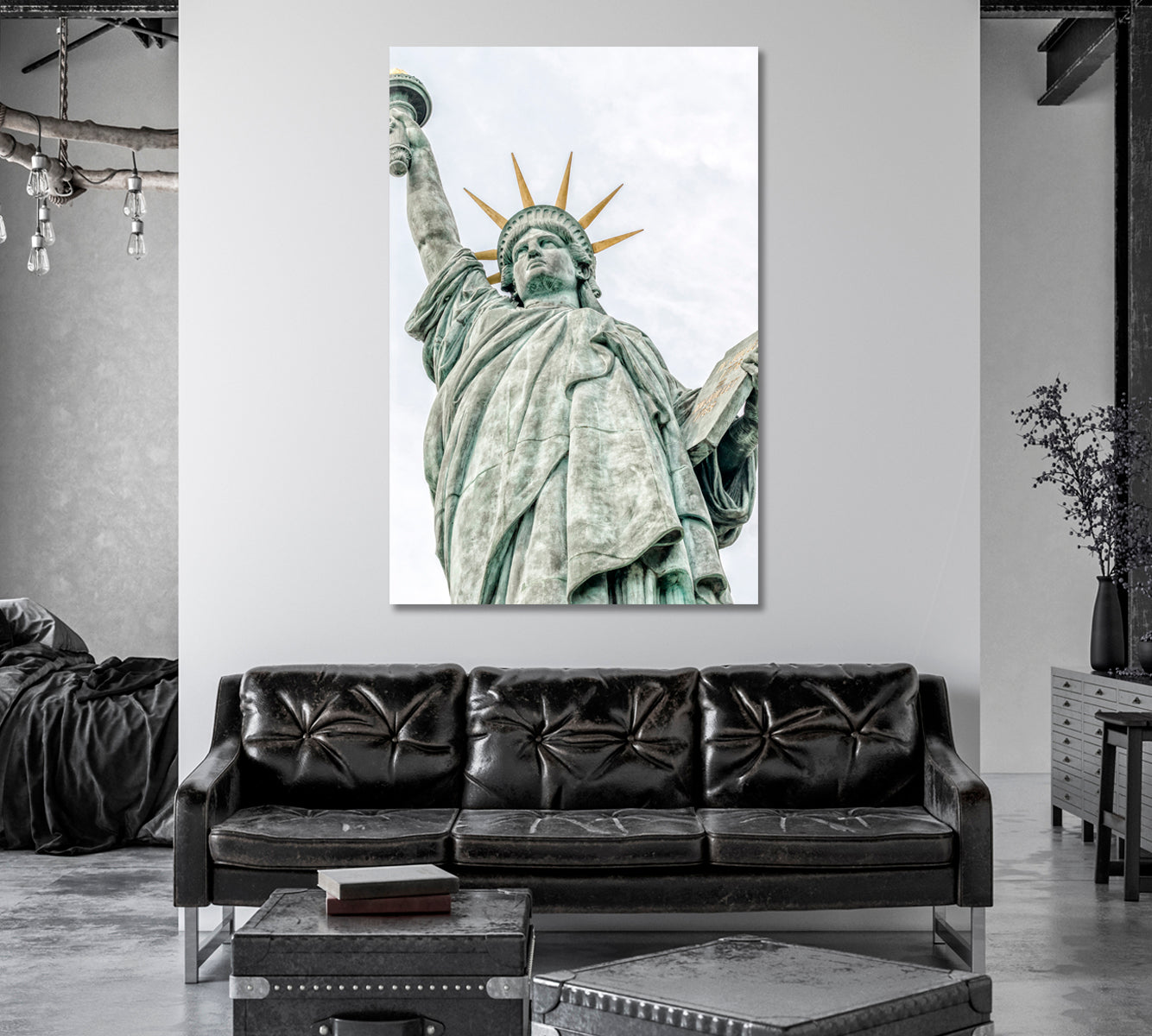 Statue of Liberty Paris Close Up Canvas Print-Canvas Print-CetArt-1 panel-16x24 inches-CetArt