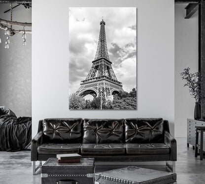 Eiffel Tower Symbol of Paris Canvas Print-Canvas Print-CetArt-1 panel-16x24 inches-CetArt