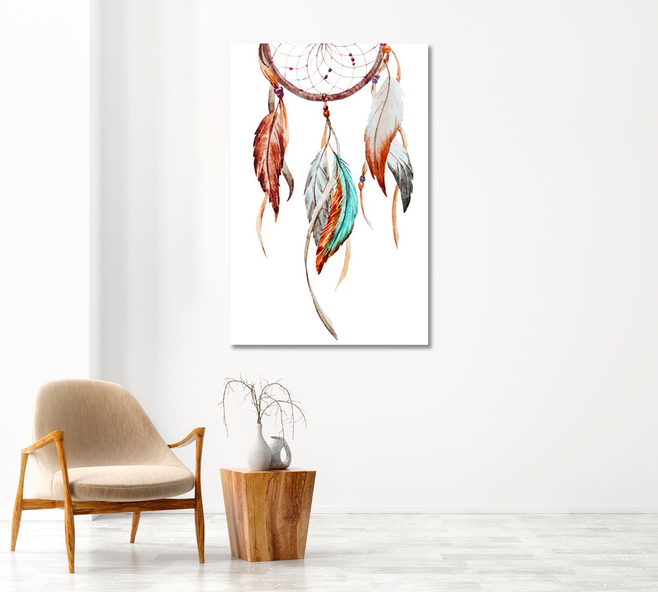 Dreamcatcher Canvas Print-Canvas Print-CetArt-1 panel-16x24 inches-CetArt