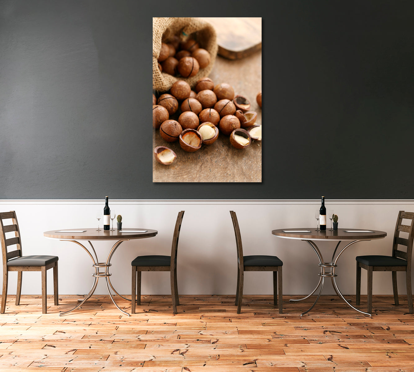 Organic Macadamia Nut Canvas Print-Canvas Print-CetArt-1 panel-16x24 inches-CetArt