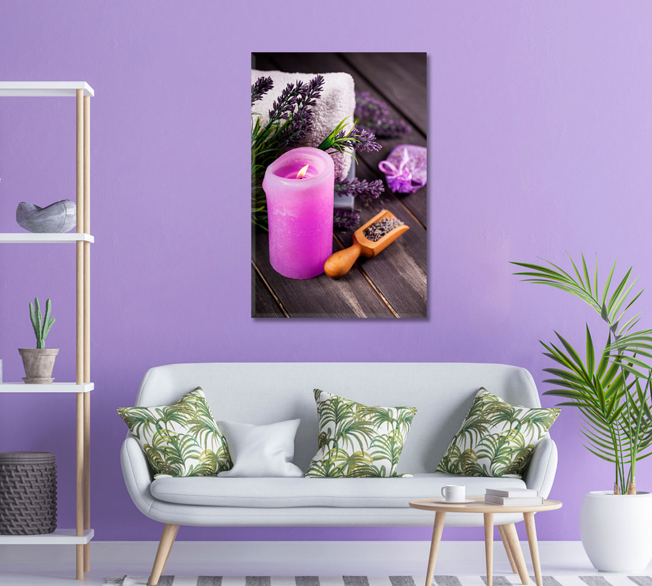 Lavender Canvas Print-Canvas Print-CetArt-1 panel-16x24 inches-CetArt