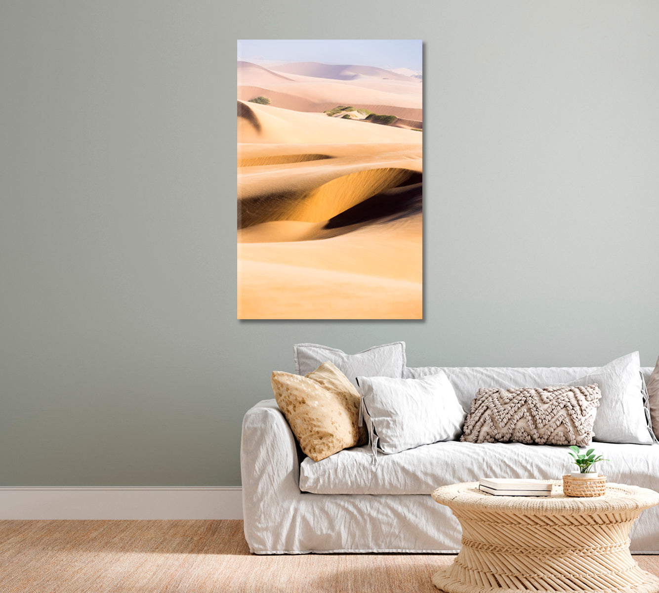 Dunes of Namib Desert Canvas Print-Canvas Print-CetArt-1 panel-16x24 inches-CetArt