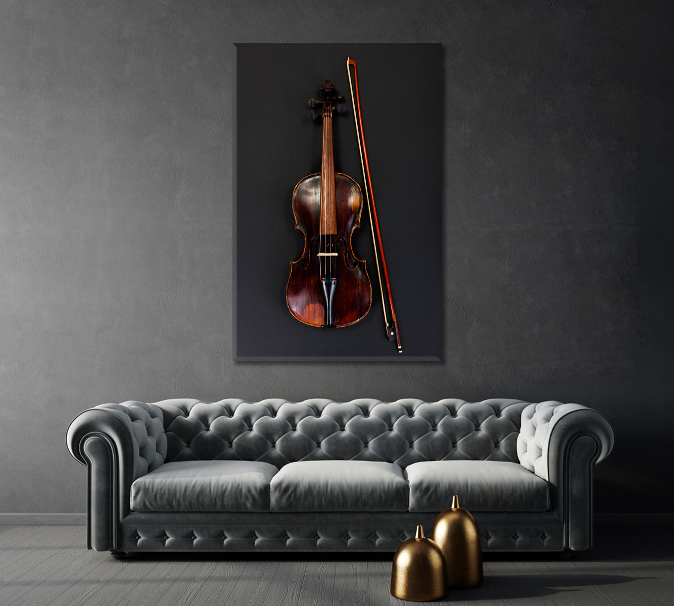 Classical Violin Canvas Print-Canvas Print-CetArt-1 panel-16x24 inches-CetArt