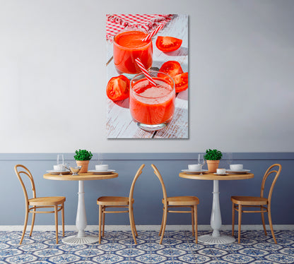 Tomato Juice Canvas Print-Canvas Print-CetArt-1 panel-16x24 inches-CetArt