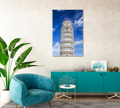 Leaning Tower of Pisa Tuscany Italy Canvas Print-Canvas Print-CetArt-1 panel-16x24 inches-CetArt