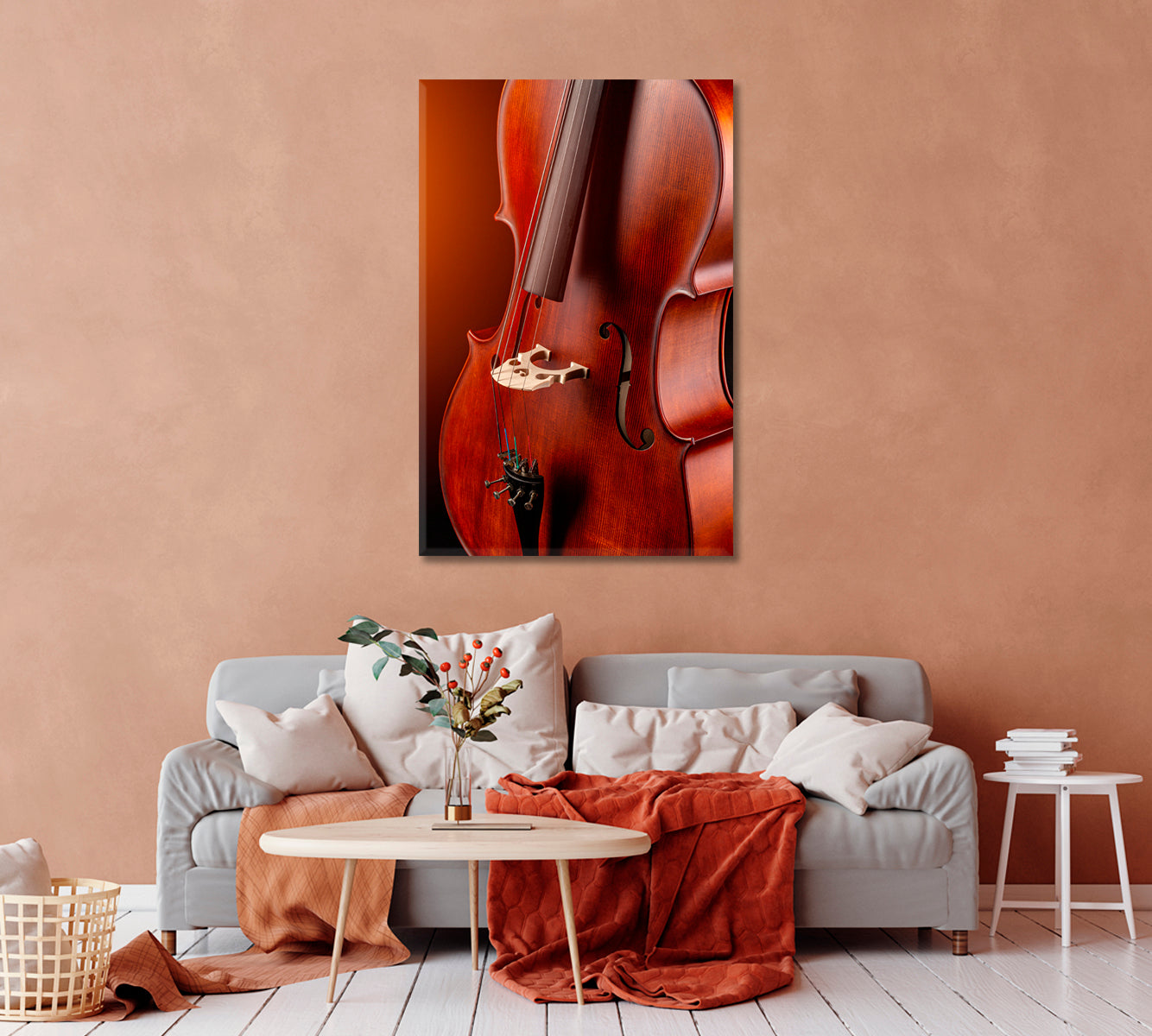 Cello Canvas Print-Canvas Print-CetArt-1 panel-16x24 inches-CetArt