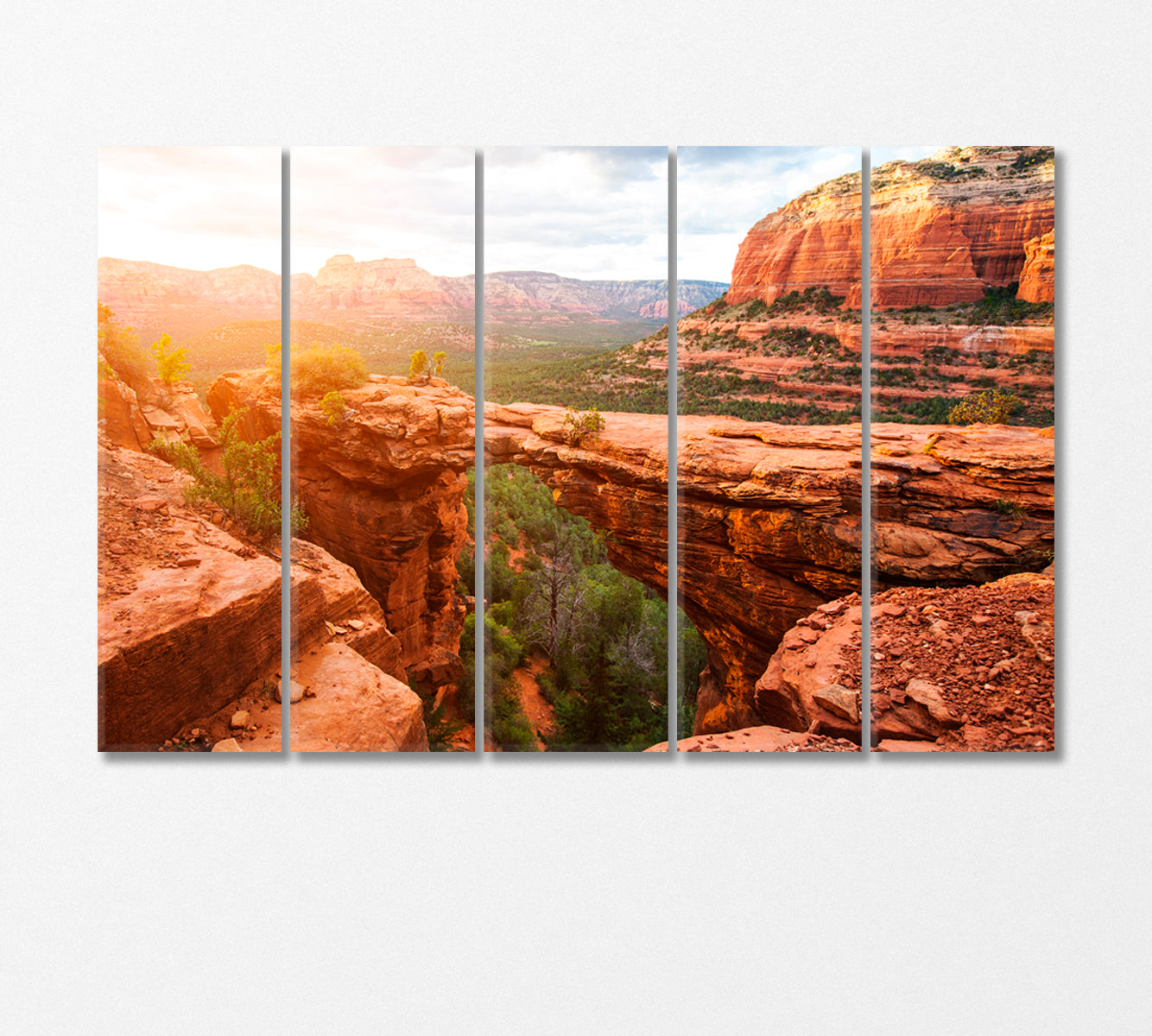 Devil's Bridge Arizona United States Canvas Print-Canvas Print-CetArt-5 Panels-36x24 inches-CetArt