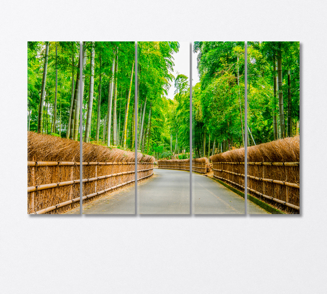 Bamboo Forest Canvas Print-Canvas Print-CetArt-5 Panels-36x24 inches-CetArt