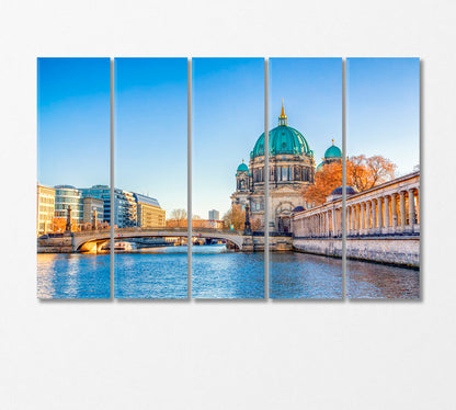 Berlin Cathedral Germany Canvas Print-Canvas Print-CetArt-5 Panels-36x24 inches-CetArt