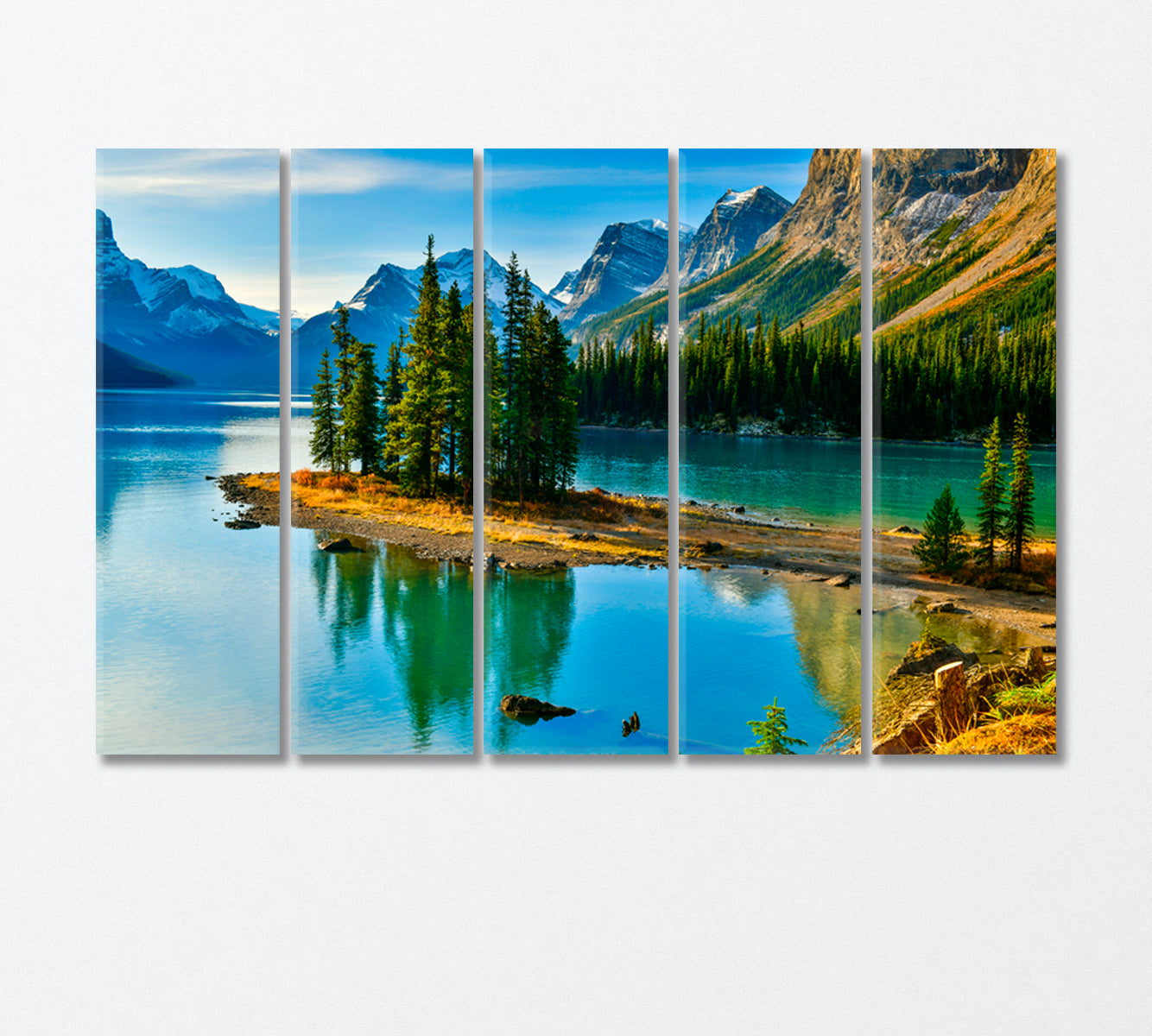 Jasper National Park Canada Canvas Print-Canvas Print-CetArt-5 Panels-36x24 inches-CetArt