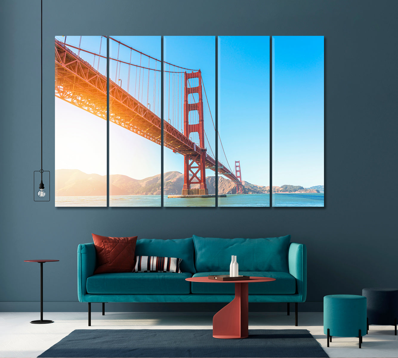 San Francisco Golden Gate Bridge Canvas Print-Canvas Print-CetArt-1 Panel-24x16 inches-CetArt