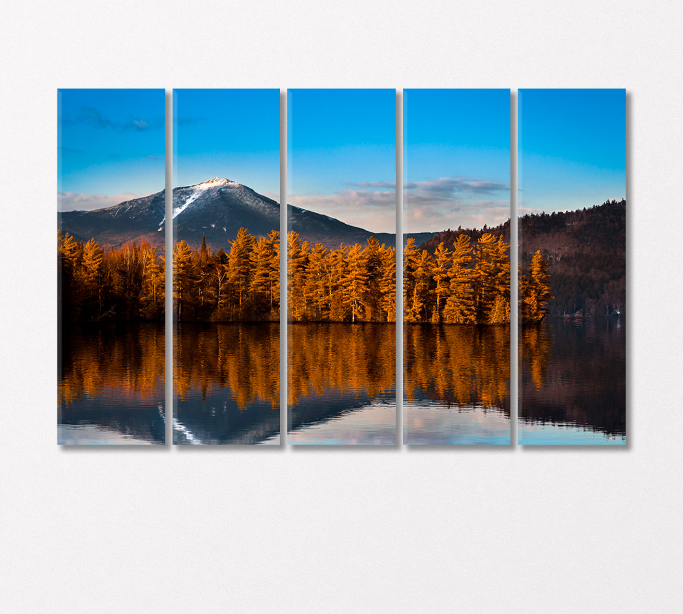 Snow Mountain near Paradox Bay USA Canvas Print-Canvas Print-CetArt-5 Panels-36x24 inches-CetArt