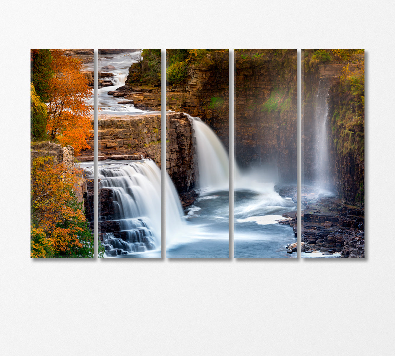 Ausable Chasm New York Canvas Print-Canvas Print-CetArt-5 Panels-36x24 inches-CetArt