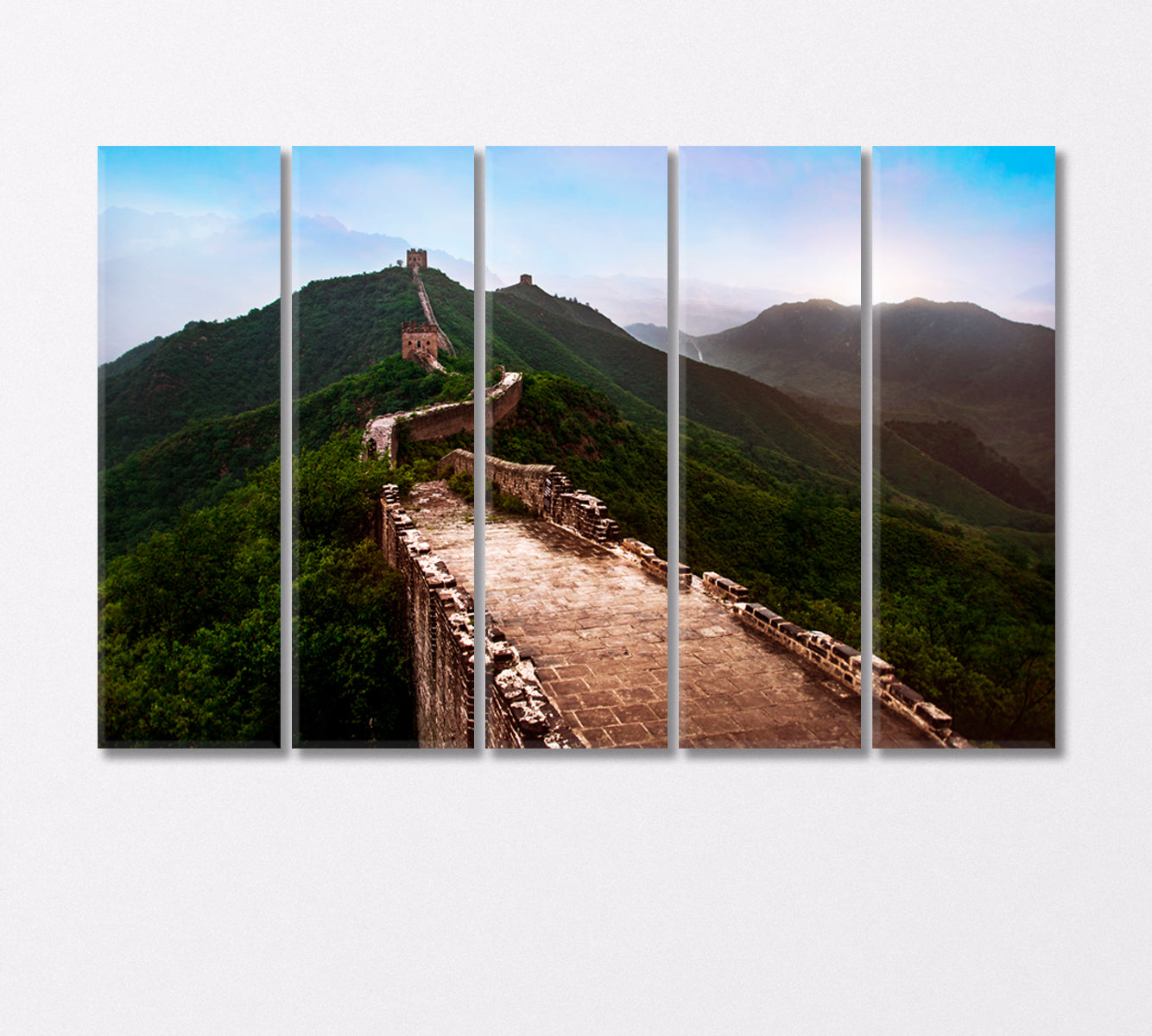 The Great Wall of China Canvas Print-Canvas Print-CetArt-5 Panels-36x24 inches-CetArt