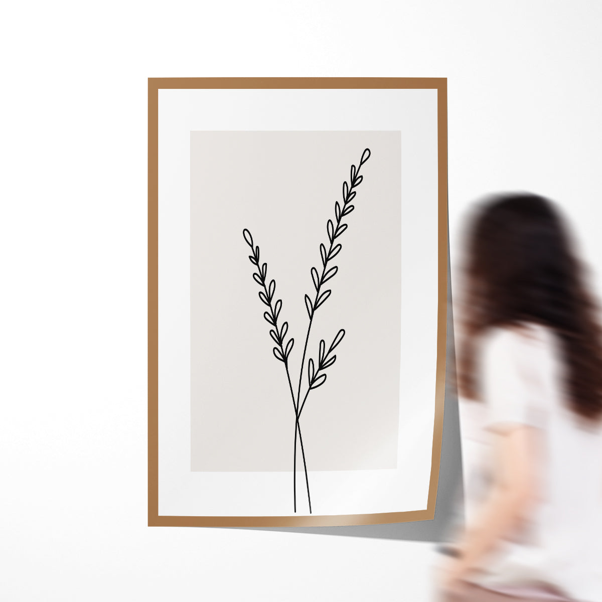 Minimalist Line Art Branch Posters Art Print-Vertical Posters NOT FRAMED-CetArt-8″x10″ inches-CetArt