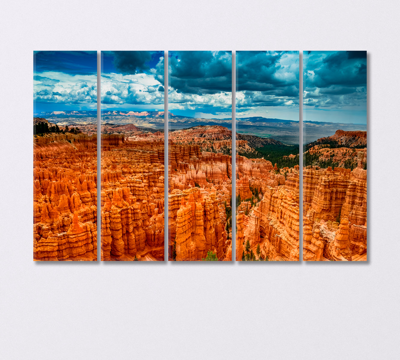 Bryce Canyon National Park Utah Canvas Print-Canvas Print-CetArt-5 Panels-36x24 inches-CetArt