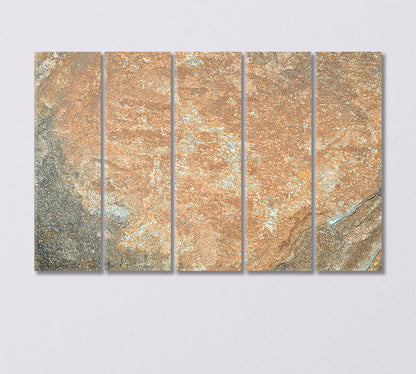 Stone Rock Grunge Canvas Print-Canvas Print-CetArt-5 Panels-36x24 inches-CetArt